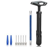 Alyvisun Ball Pump with Handle, Portable Football Pump Kits, Hand Pump with Neddle & Extension Hose for Basketball, Football, Volleyball, Ballon, Durable Aluminum Alloy Tube, Fast Inflatable Pump