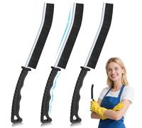 Alyvisun Crevice Cleaning Brush, 3 Pack Hard Bristle Crevice Cleaning Tool Gap Brush, Thin Cleaning Brush for Window Grooves, Kitchen, Door Tracks