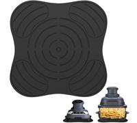 Alyvisun Reusable Air Fryer Silicone Trivet, Heat-Resistant, Non-Slip Trivets for Kitchen Worktops, Deformation Resistant Silicone Mats for Worktops Fit 4-in-1 Portable Glass Air Fryer