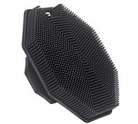 Alyvisun Soft Silicone Body Scrubber with Hook, Handheld Shower Bath Brush for Body [Gently Exfoliate & Massage], Cleaning Skin Brush for Adults & Babies, Fits for All Skin Types [Sensitive Skin]