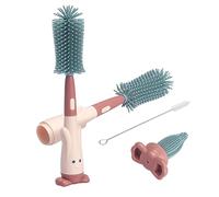 Alyvisun Bottle Brush 3-in-1 Set, Silicon, red, One Size