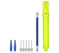 Alyvisun Two-way Ball Pump, Portable Football Pump Kits, Hand Pump with Neddle & Extension Hose for Basketball, Football, Volleyball, Ballon, Ergonomic Design, Fast Inflatable Pump