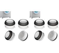 Alyvisun Washing Machine Feet Pads, 4PCS Universal Anti-Vibration Foot Mat Anti Slip Base Shock Absorber Support Stand for Dryer, Dishwasher (Pack of 2)