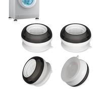 Alyvisun Washing Machine Feet Pads, 4PCS Universal Anti-Vibration Foot Mat Anti Slip Base Shock Absorber Support Stand for Dryer, Dishwasher