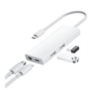 ALYYDBG USB C to Mini DisplayPort Adapter 4K@60Hz, USB Type-C/Thunderbolt 3/4 to MDP/Mini DP Cable with PD 65W Charging Port & 2 USB 3.0 Port, Ideal for MacBook Pro/Air, iMac, Mac Mini