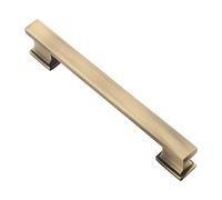 Alzassbg Brushed Antique Brass Cabinet Pulls and Handles 5 Pack, AL3061AB