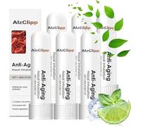 Alzclipp Inhaler, Alzclipp Memory Boost Alzclip Inhaler for Memory Alzclip Anti-Aging Nasal Inhalation for Women Men, Clean Your Nose and Enjoy Fresh,6PCS,1.8ml (Pack of 6)