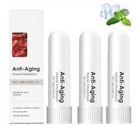 Alzclipp Inhaler,Alzclipp Memory Boost,Anti-Aging Nasal Inhalation,Portable Nasal Suction Stick,Clean Your Nose and Enjoy Fresh Air,Natural Ingredientsrefreshing Nasal Inhaler for Men and Women (3Pcs)