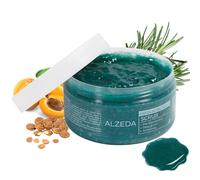 ALZEDA Scalp Exfoliating Scrub 250 ml - Mechanical Exfoliation with Apricot Kernel Powder & Silica | Detox Freshness with Green Tea | Pre-shampoo, Removes Sebum & Residue | for Sensitive Scalp