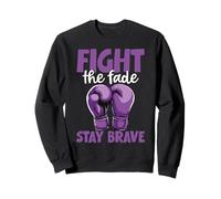 Alzheimer Awareness Fight the Fade Stay Brave Sweatshirt