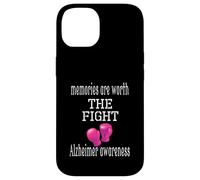 Alzheimer Awareness Fighting Gloves Keep Memories Case for iPhone 14