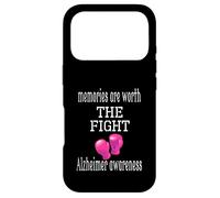 Alzheimer Awareness Fighting Gloves Keep Memories Case for iPhone 17 Pro