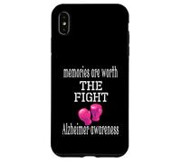 Alzheimer Awareness Fighting Gloves Keep Memories Case for iPhone XS Max