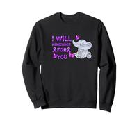 Alzheimer's Awareness Elephant I Will Remember For You Sweatshirt