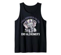 Alzheimer's Awareness Elephant Remember End Tank Top