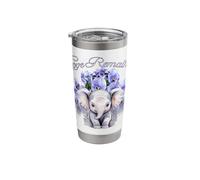 Alzheimers Awareness Elephant Remembrance Design Dementia Stainless Steel Insulated Tumbler