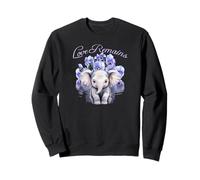 Alzheimers Awareness Elephant Remembrance Design Dementia Sweatshirt