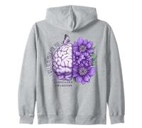 Alzheimer's Awareness I Will Remember For You Zip Hoodie