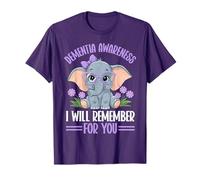 Alzheimer's Awareness Month Fight Vintage Dementia T-Shirt