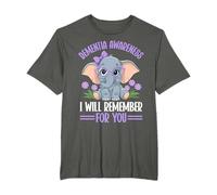 Alzheimer's Awareness Month Fight Vintage Dementia T-Shirt