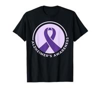 Alzheimer's Awareness Purple Ribbon Memory Loss Walk T-Shirt