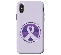 ALZHEIMER'S AWARENESS PURPLE RIBBON Memory Walk Meme Case for iPhone X/XS