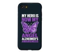 Alzheimers Awareness Remember Purple Ribbon Support Case for iPhone SE (2020) / 7/8