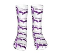 Alzheimer'S & Brain Awareness Month Socks For Women Crew Sock Athletic Socks Holiday Casual s 16in