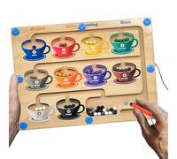 Alzheimers Products for Elderly, Dementia Activities for Seniors, Memory Care Magnetic Color & Number Matching Alzheimers Games for People with Parkinsons, Fidget Sensory Cognitive Gift Maze Board