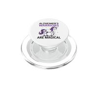Alzheimer's Warriors Magical Unicorn Awareness PopSockets PopGrip for MagSafe