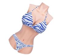 ALZRGORA Silicone Bodysuit Fake Vaginal C-G Cup Silicone Bodysuit For Crossdressers Transgender Cosplay Drag Queen