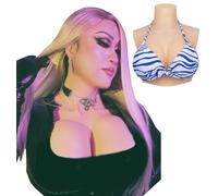ALZRGORA Silicone Breast,Silicone Breastplate,Fake Boobs, Breast Plate,Fake breasts Forms, B-G Cup,Drag Queen,Crossdresser