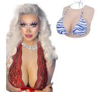 ALZRGORA Silicone Breasts Fake Breast silicone breast plate Silicone Breastplate C-G Cup For Drag Queen Crossdresser Cosplay