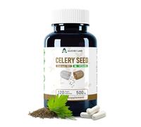 Alzuro Labs Celery Seed Extract 500mg - 120 Vegan Capsules | High Strength 10:1 Extract | Equivalent to 5,000mg Celery Seed | Joint & Heart Health Support | 3rd Party lab Tested | GMP Certified