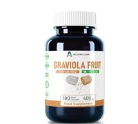 Alzuro Labs Graviola Fruit Extract 4,000mg | 10:1 Extract (400mg) | 180 Vegan Capsules | High Strength Immune & Antioxidant Support | 3rd Party Lab Tested | Non-GMO & Gluten-Free