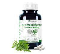 Alzuro Labs Polypodium Leucotomos 10:1 Extract (Equivalent to 2,400 mg) | 90 Vegan Capsules | Supports Skin Health & Protection, Immune Support, Anti-Aging & Antioxidant Supplement | GMP & Lab Tested