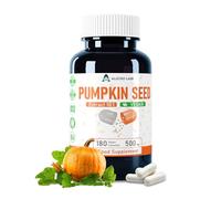 Alzuro Labs Pumpkin Seed | 5,000mg Equivalent | 500mg 10:1 Whole Seed Extract, Not Oil | 180 Vegan Capsules | 6-Month Supply | Cucurbita Pepo | GMP & 3rd Party Lab Tested