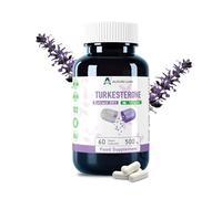 Alzuro Labs Turkesterone 10,000mg | 20:1 Extract (500mg) | 60 Vegan Capsules | High Strength | 3rd Party Lab Tested | GMP