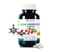 Alzuro Labs Uridine Monophosphate 250mg | 60 Vegan Capsules | High Dose Brain, Memory & Nervous System Support | 2 Month Supply | Laboratory Tested GMP Certified