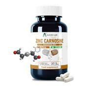 Alzuro Labs Zinc L-Carnosine (Zinc Carnosine) 37.5mg | 8.25mg Elemental Zinc | Immune & Cellular Support | 120 Vegan Capsules | GMP & 3rd Party Lab Tested