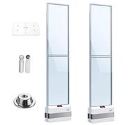 AM 58KHz EAS Security System, Includes a Drill-Free Base | Acrylic retail security tags tower, Adjustable Sensitivity With Audible and Visual Alarm for Supermarkets Clothing