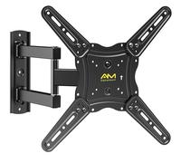 AM alphamount TV Wall Bracket for Most 26-60 inch LED LCD Flat and Curved TVs up to 35kg, Sturdy TV Wall Mount with Tilt Swivel Extension, Max VESA 400x400mm, APPIMF7