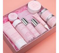AM AROMANTRA Christmas Gifts for Women, Skin Care Set for Women, Rose Essential Oil + Retinol + Vitamin E, 10-Piece Skin Care Set, Ju