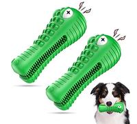 Am Bulan 2 Pack - Alligator Chew Toys for Medium/Large Dogs - Indestructible Aggressive Chewers Toy - Dental Care & Teeth Cleaning