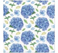 AM Décor - 20 Count Soft 3-Ply Tissue Decoupage Luncheon Paper Napkins -13" x 13" (Unfolded) (Rhythmic Hydrangea)