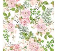 AM Décor - 20 Count Soft 3-Ply Tissue Decoupage Luncheon Paper Napkins -13" x 13" (Unfolded) Rose Hip Flowers