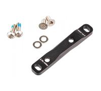 AM FLAT MOUNT BRACKET FRONT 0F/20F, Black