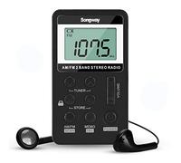 AM/FM Pocket Radio with LCD Display for runnning,riding,hiking,reading | Portable Small Radio,Excellent DSP Reception Power,Auto and Manual Scan,Keypad-lock,Mute Set,Headphone Jack,Easy to Carry