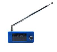 AM FM Radio with Best Reception, Rechargeable Portable AM FM Transistor Radio, Mini Battery Operated Radios, Clear Dial Big Speaker Earphone Jack Pocket Radios Small Gifts for Seniors (Blue-Pull Rod)