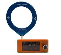 AM FM Radio with Best Reception, Rechargeable Portable Transistor Radio, Mini Battery Operated Radios, Clear Dial Big Speaker Earphone Jack Pocket Radios Small Gifts for Seniors(Orange-Ring)